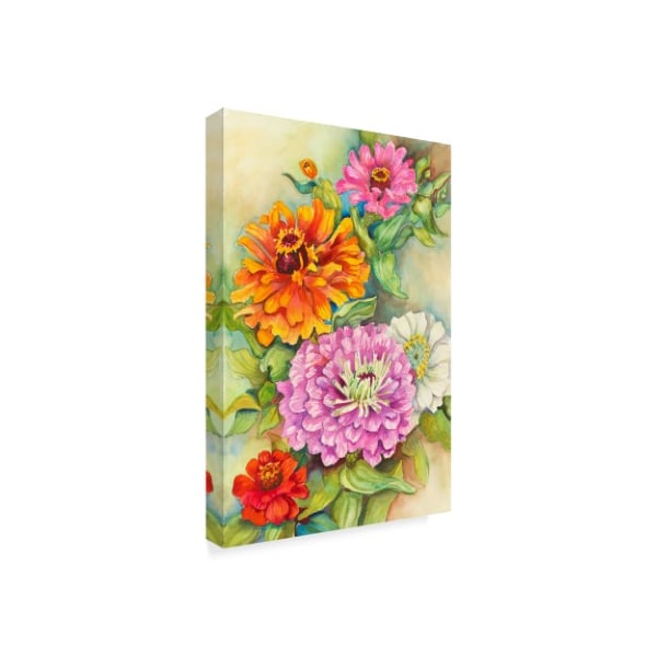 Joanne Porter 'Z For Zinnia' Canvas Art,30x47